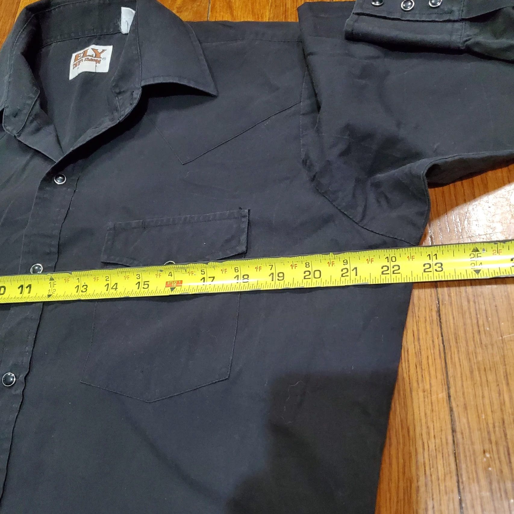 Vintage VINTAGE Ely Cattleman Shirt Mens M Black Western Pearl Snap Front Casual Size US M / EU 48-50 / 2 - 6 Thumbnail