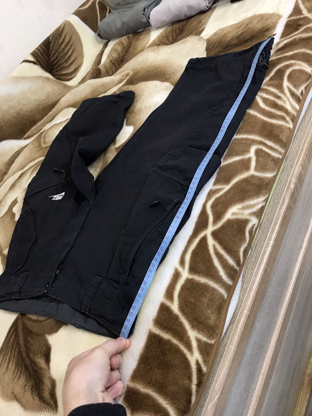 If Six Was Nine × Japanese Brand × Nike 🔥 90s Nike Cargo Shorts Denim Faded Y2K Drill Japan Hype VTG Size US 32 / EU 48 - 13 Thumbnail