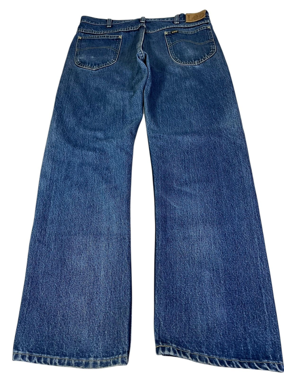 Vintage 70’s Lee Riders Button Scovill Denim Jean Size US 33 - 2 Thumbnail