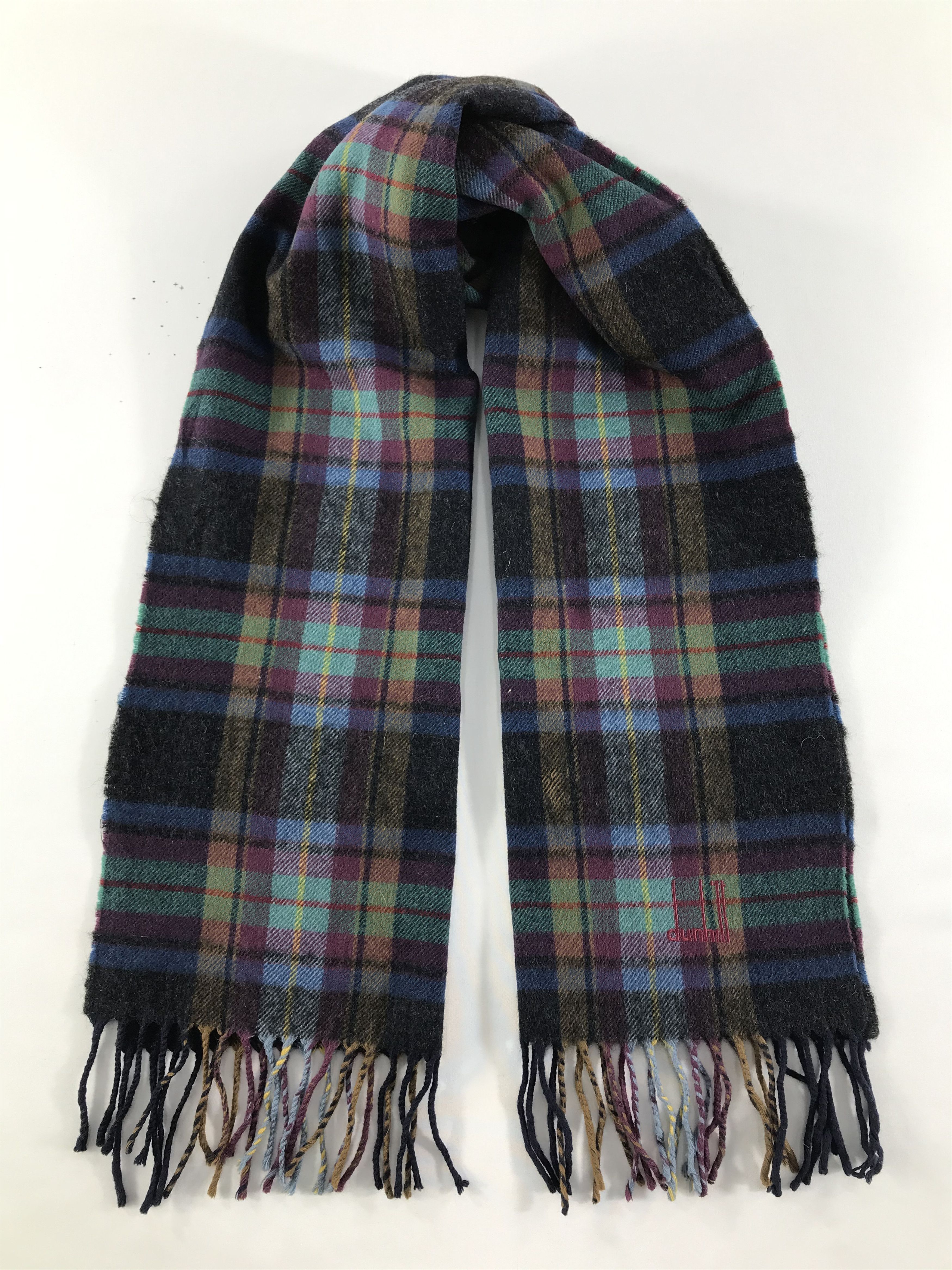 Alfred Dunhill × Vintage Alfred Dunhill Scarf / Muffler / Neckwear - WW2336 Size ONE SIZE - 1 Thumbnail
