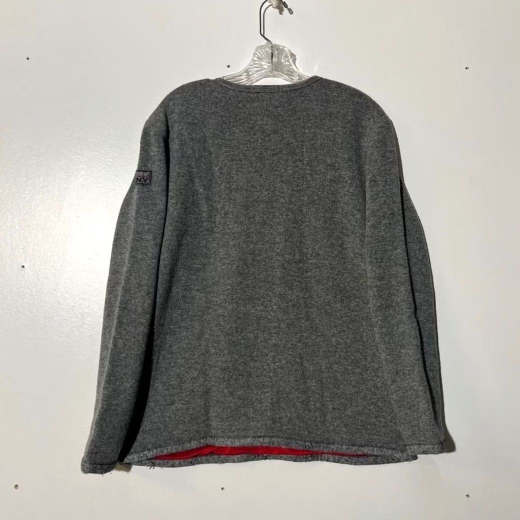 DKNY DKNY Essentials Pullover Sweater Men's Large Gray Embroidered Logo Size US L / EU 52-54 / 3 - 4 Thumbnail