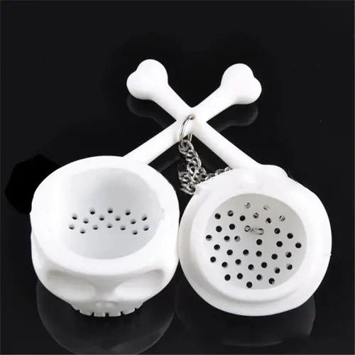 Japanese Brand Skull Head Shape Tea Strainer Bag Size ONE SIZE - 2 Thumbnail
