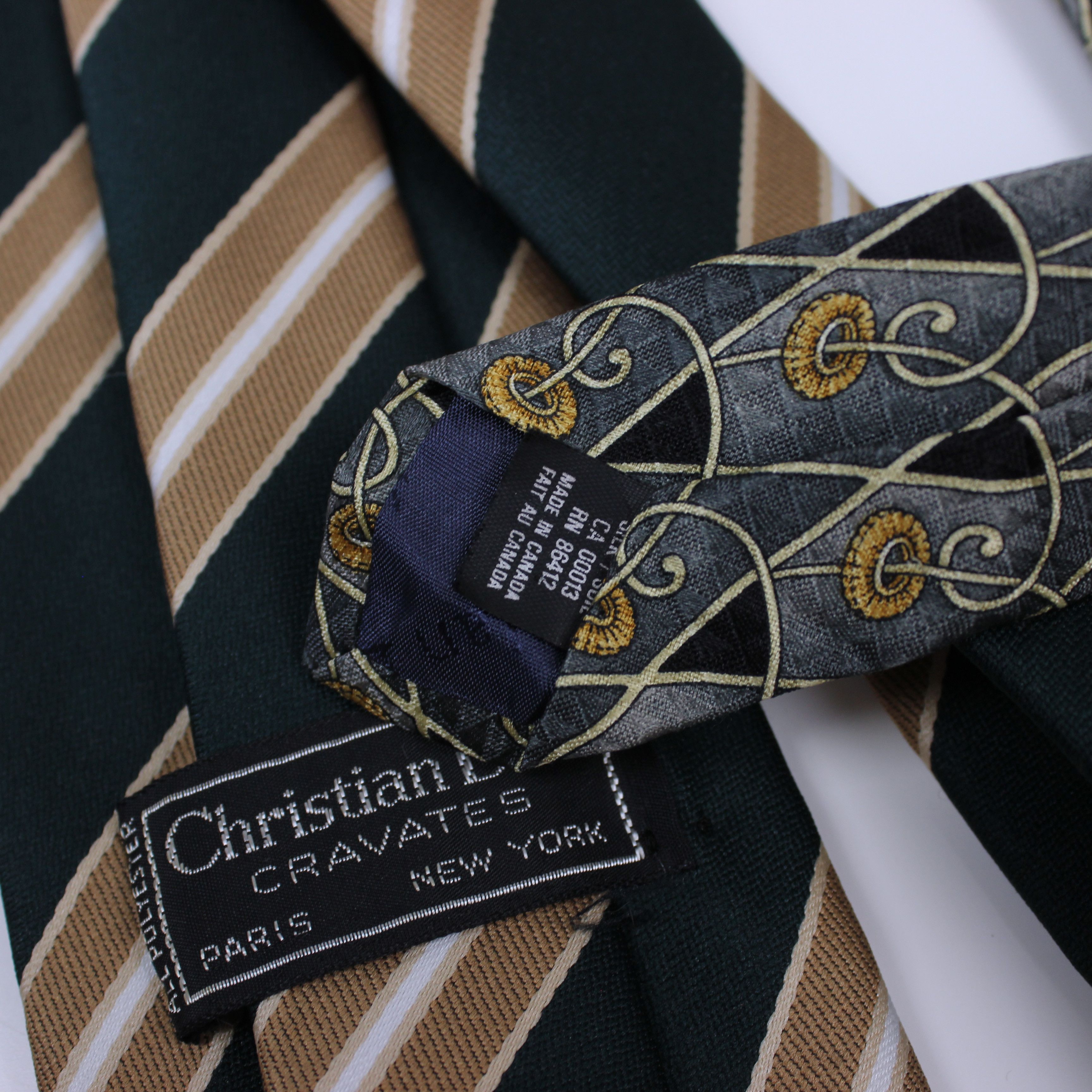 Christian Dior Monsieur 2pcs Christian Dior Monsieur tie Paris New York multi Size ONE SIZE - 5 Thumbnail