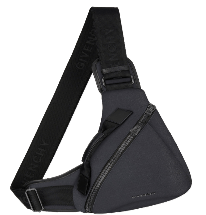 Givenchy o1w1db10925 Size: OS / G-Zip Triangle Small Bag in Black Size ONE SIZE - 1 Thumbnail