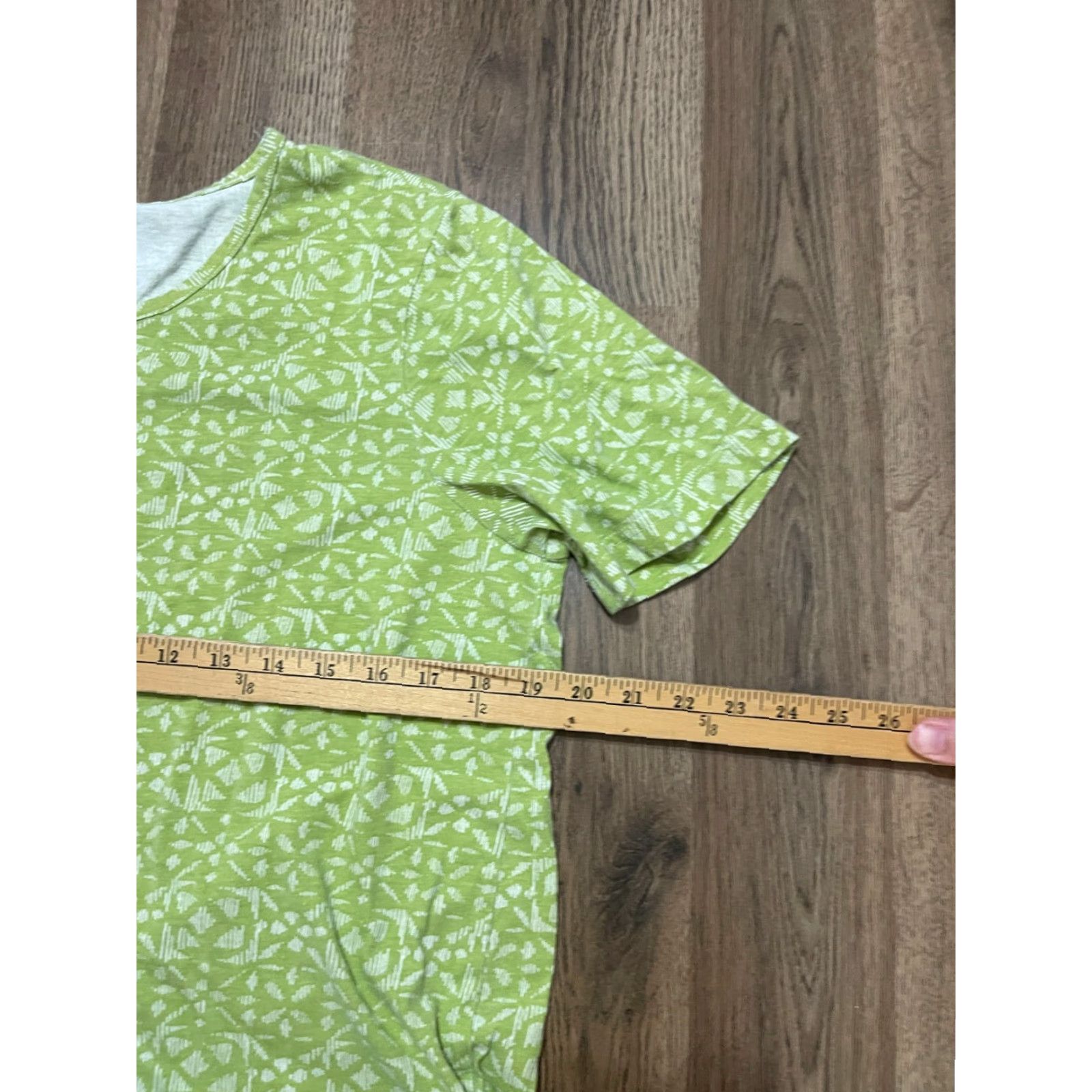 Blair Blair Outfit Women's Large Green Pull On Shirt + Capri Pants Set 2 Piece Casual Modern Fall Spring Summer Womens Size L / US 10 / IT 46 - 7 Thumbnail