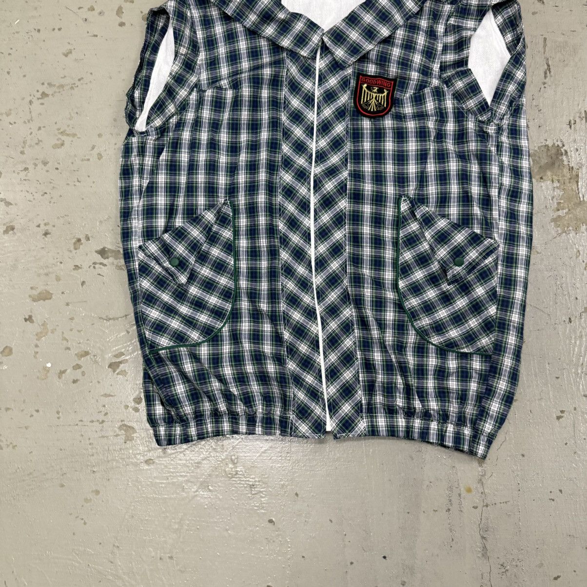 Seditionaries Seditionaries Plaid Sleeveless Multi Zip Up Jacket Vultures Size US L / EU 52-54 / 3 - 3 Thumbnail