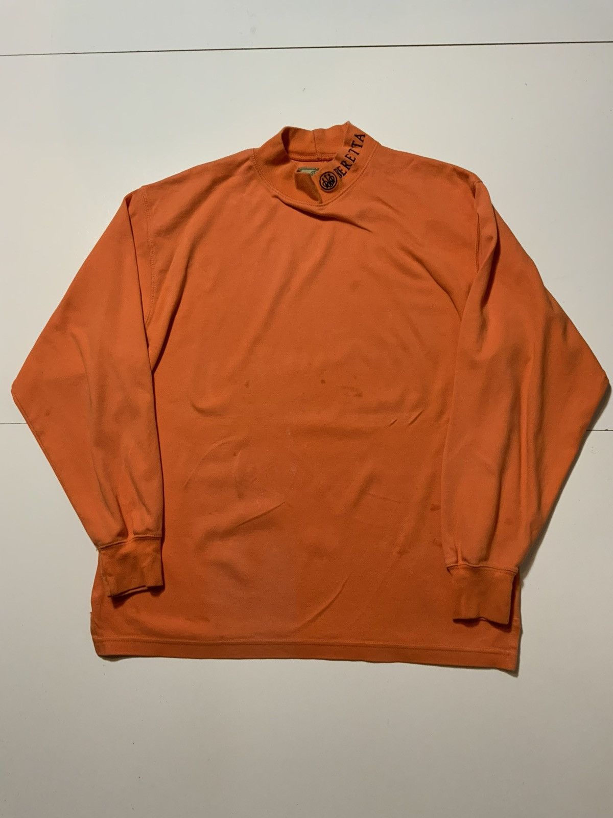 Beretta Beretta Italian Firearms Guns Weapons Orange Mock Neck Shirt Size US M / EU 48-50 / 2 - 2 Thumbnail