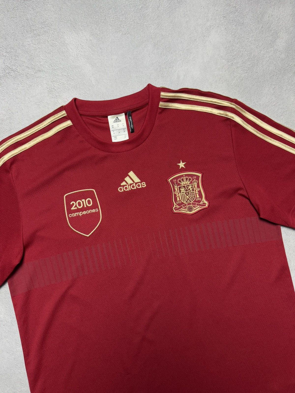 Adidas Spain 2013 2014 Football Shirt Soccer Jersey Adidas Size US M / EU 48-50 / 2 - 3 Thumbnail