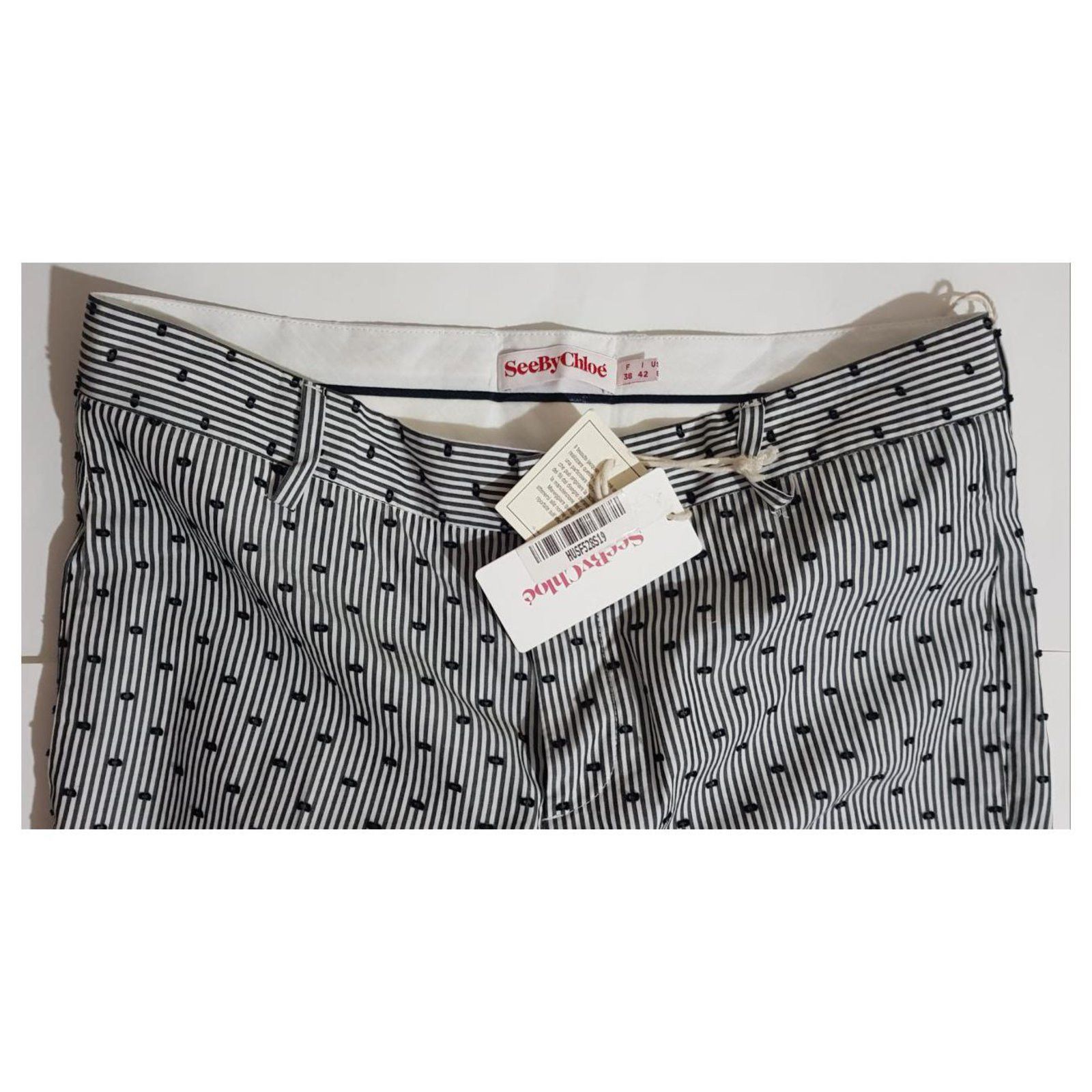 Chloe × See by Chloe Grey trousers Size 27" / US 4 / IT 40 - 3 Thumbnail
