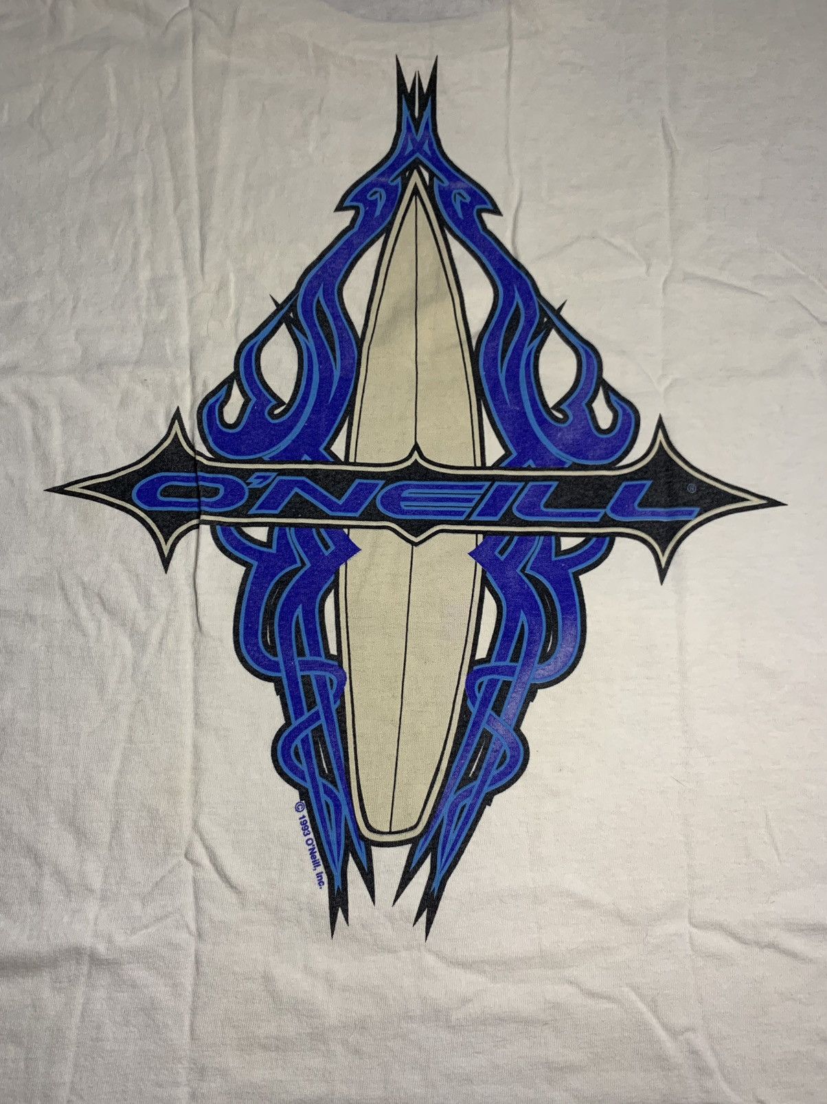 O'Neill Vintage 90s Oneill Cross logo surf tee Size US M / EU 48-50 / 2 - 2 Thumbnail