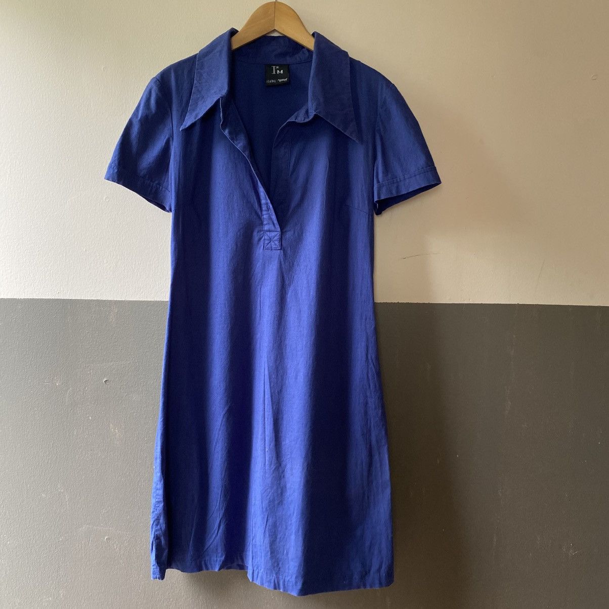 Isabel Marant ISABEL MARANT Royal Blue Short Sleeve Collared Dress Size M / US 6-8 / IT 42-44 - 19 Thumbnail