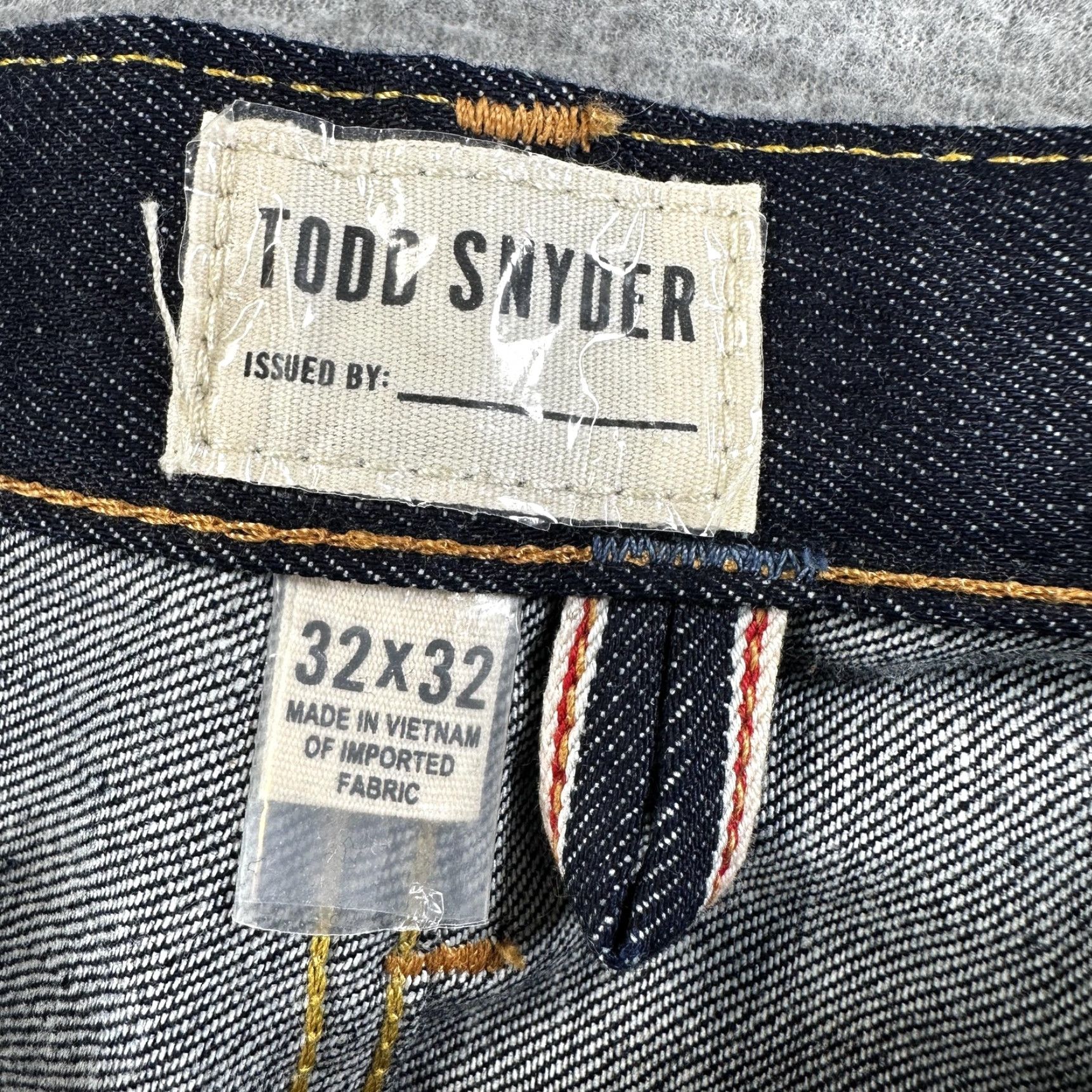 Todd Snyder Todd Snyder American Eagle Selvedge Denim Jeans Indigo Mens 32x32 Tapered Size US 32 / EU 48 - 3 Thumbnail