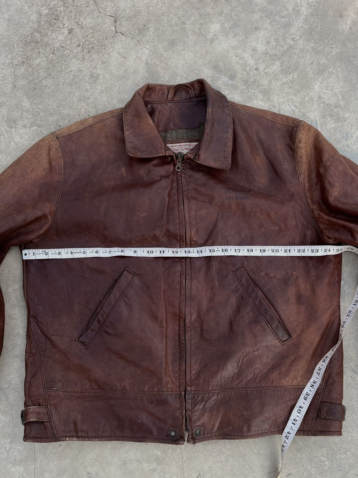 Diesel RARE VINTAGE DIESEL RR-55 IND LEATHER JACKET Size US M / EU 48-50 / 2 - 14 Thumbnail
