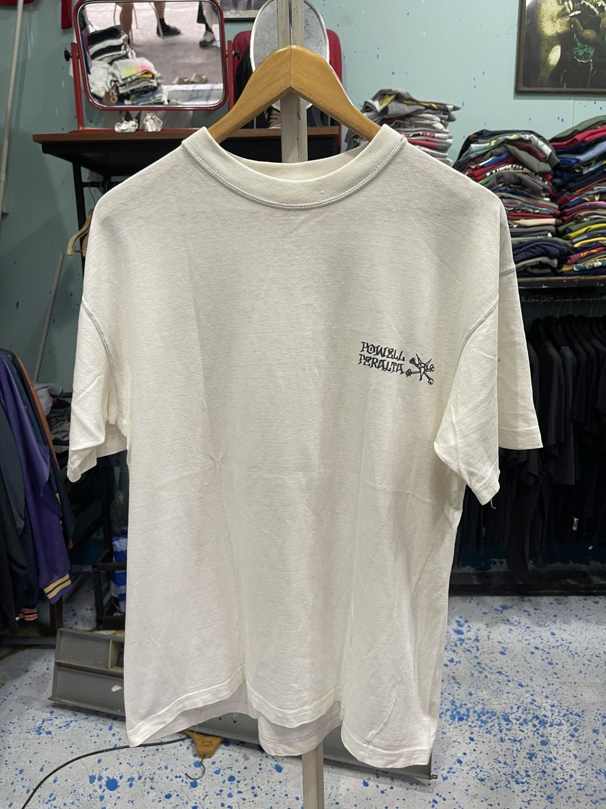 Powell Peralta RARE Vintage Powell Peralta Bones Fang Logo Tee - OG Skate M Size US M / EU 48-50 / 2 - 3 Thumbnail