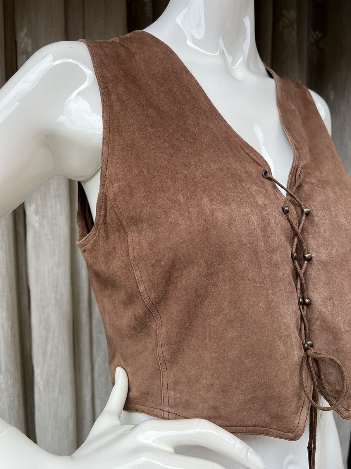 Prada Prada FW 1993 leather bustier Size M / US 6-8 / IT 42-44 - 3 Thumbnail