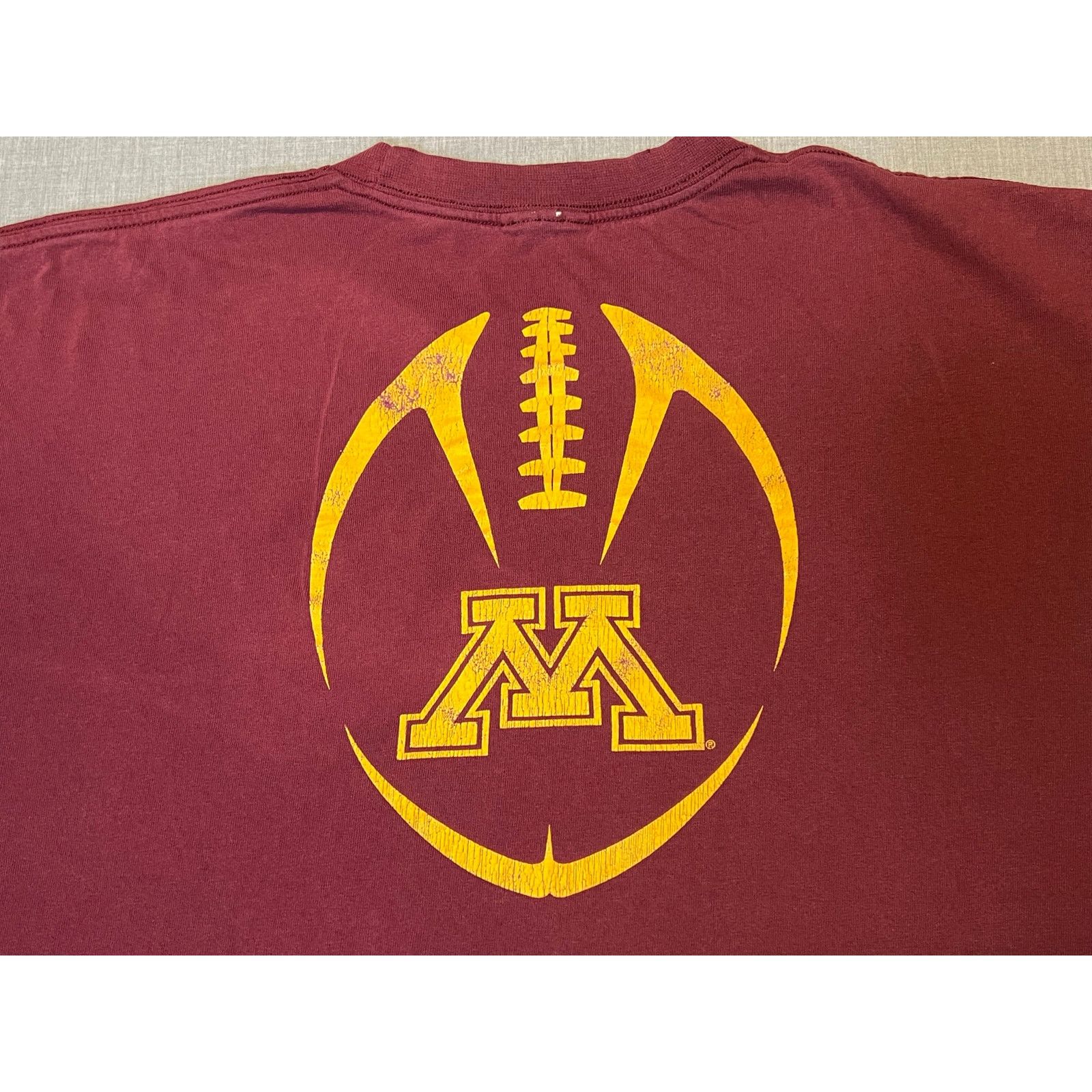 Nike × Vintage Vintage Nike University of Minnesota Football T-shirt XL Size US XL / EU 56 / 4 - 5 Thumbnail
