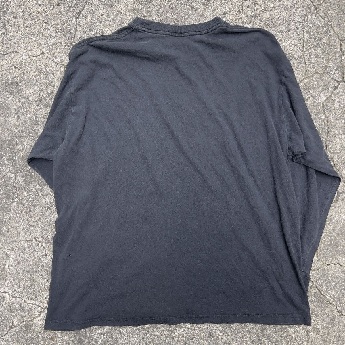 Vintage Vintage Y2K ANABIL Black Blank Long Sleeve Shirt Size US XXL / EU 58 / 5 - 4 Thumbnail