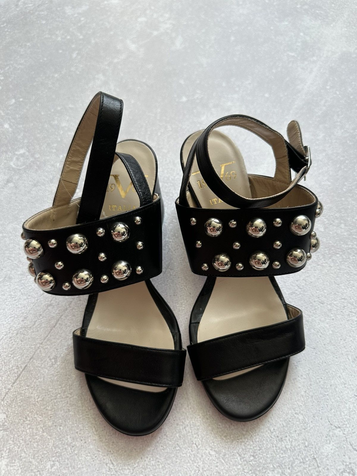 Versace versace 1969 shoes women platform black 35 made in Italy Size US 5 / IT 35 - 3 Thumbnail