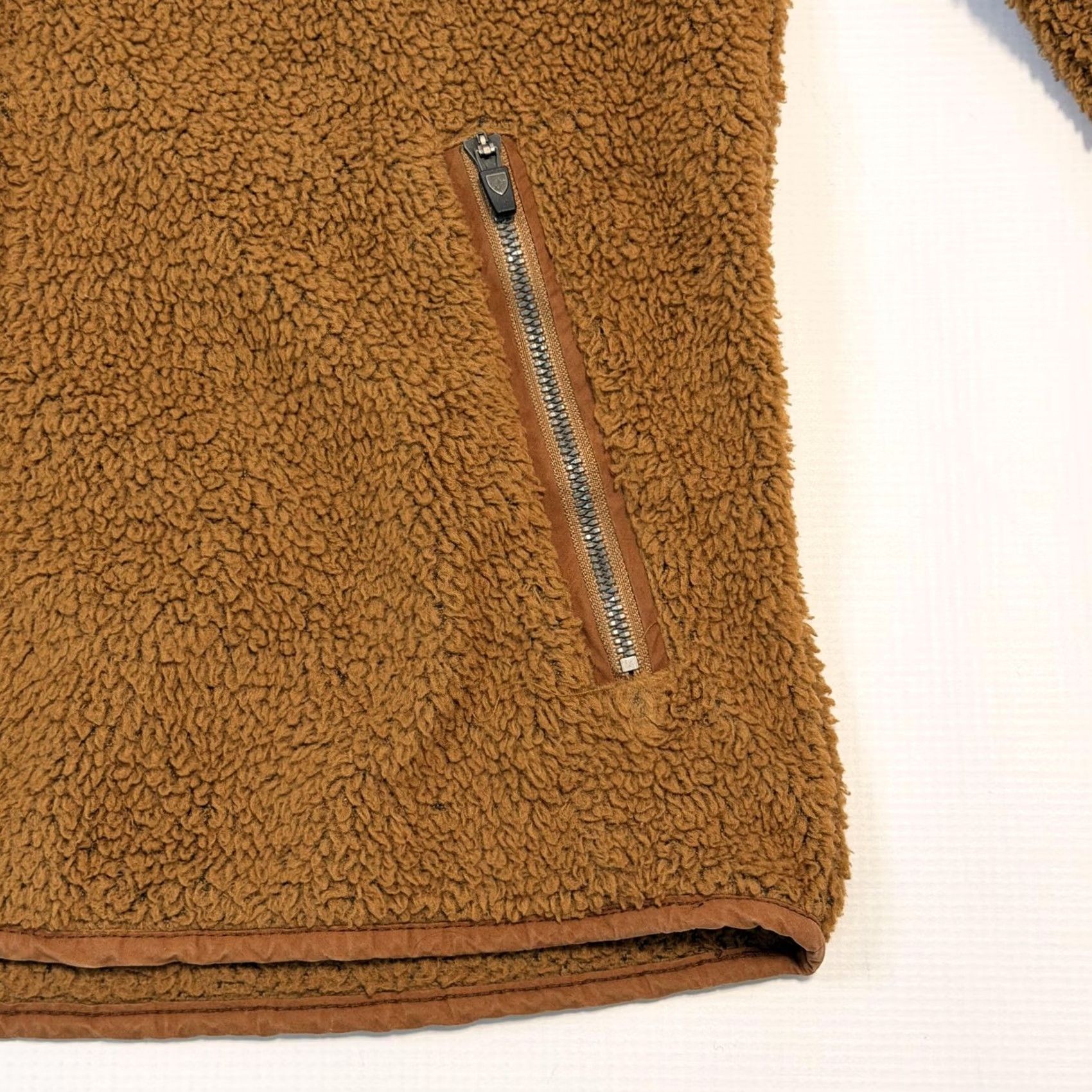 Vintage Kuhl Jacket Womens Small Brown Sherpa Fleece Snap Front High Collar Pockets Size S / US 4 / IT 40 - 7 Thumbnail