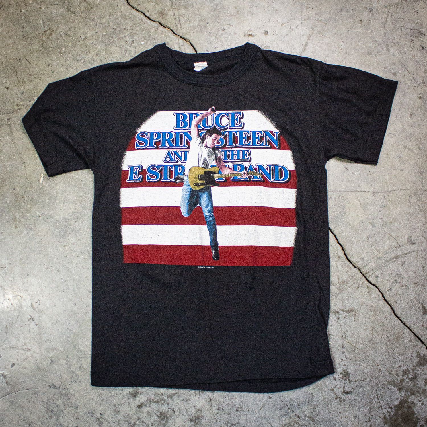 Band Tees × Vintage Bruce Springsteen Born In The USA Concert Tee 1984/85 Size US S / EU 44-46 / 1 - 1 Thumbnail