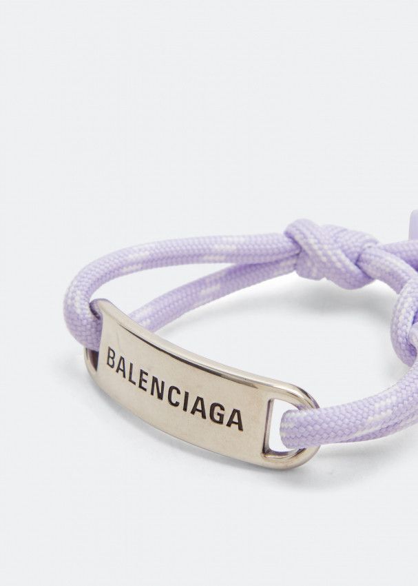 Balenciaga o1bcso1str1024 Size: OS / Plate Bracelet in Purple Size ONE SIZE - 2 Thumbnail