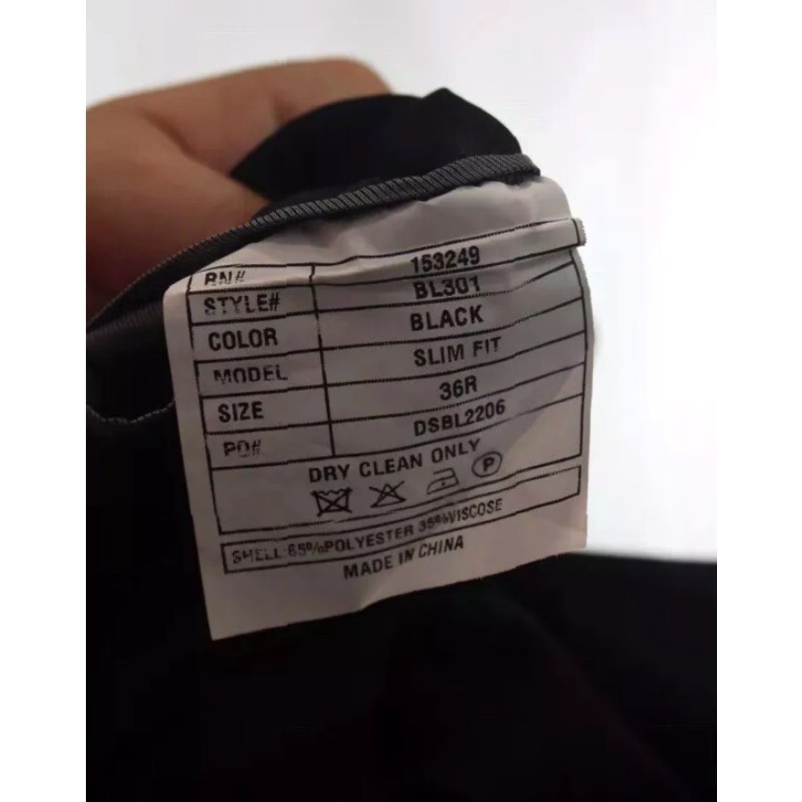 Vintage VINTAGE Adam baker Designer Black SlimFit Shinny Lapel Suit Jacket 36 R Mens Size 36R - 4 Thumbnail