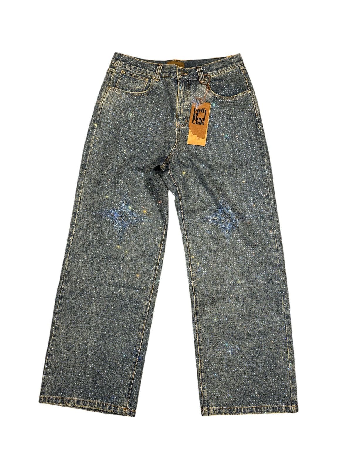 Birth of Royal Child Birth Of Royal Child 20K Swarovski Diamond 3D Printing Jeans Size US 32 / EU 48 - 1 Thumbnail