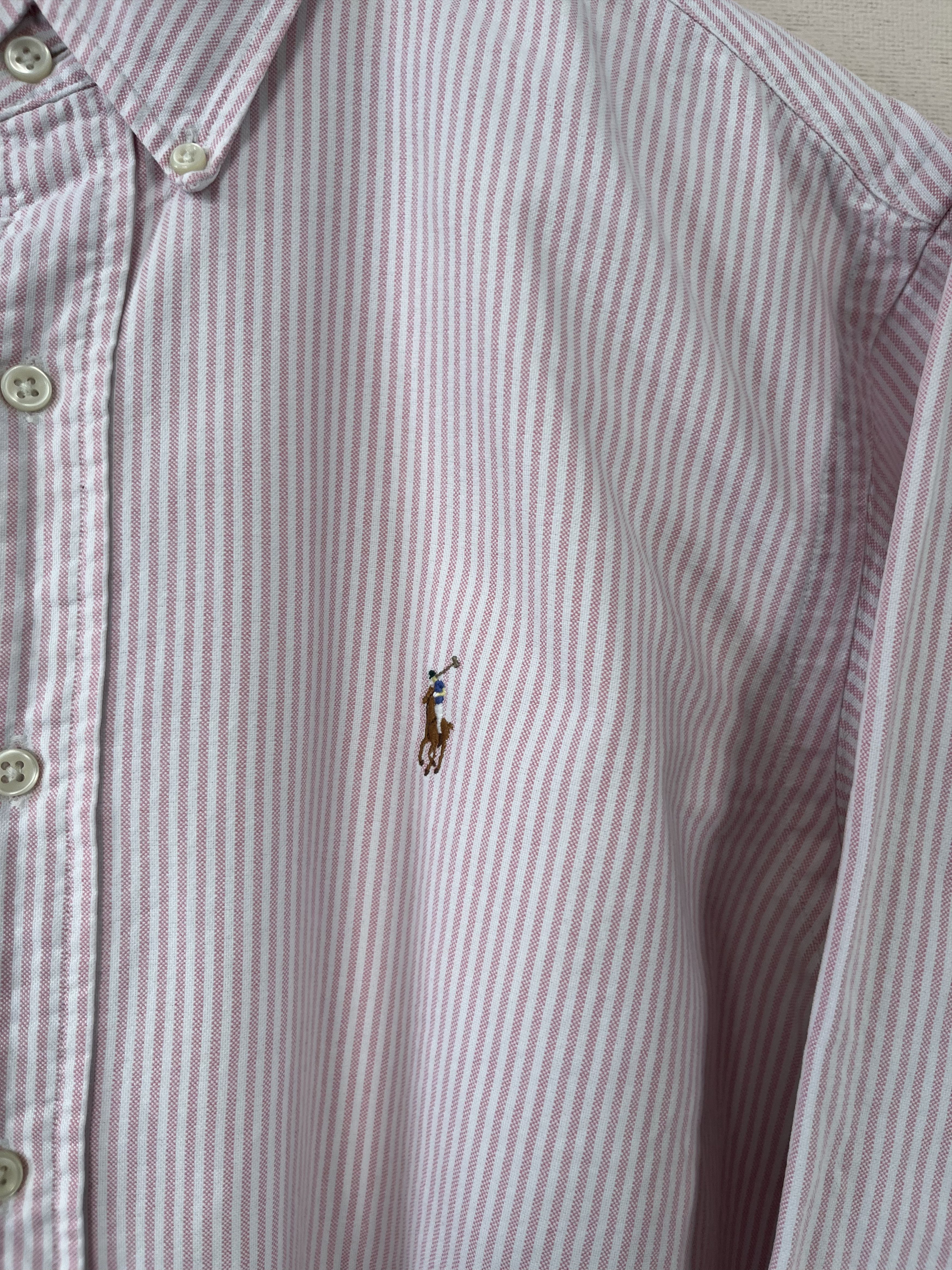 Polo Ralph Lauren Vintage Polo Ralph Lauren Shirt Buttons Long Sleeve Striped Size US XL / EU 56 / 4 - 3 Thumbnail