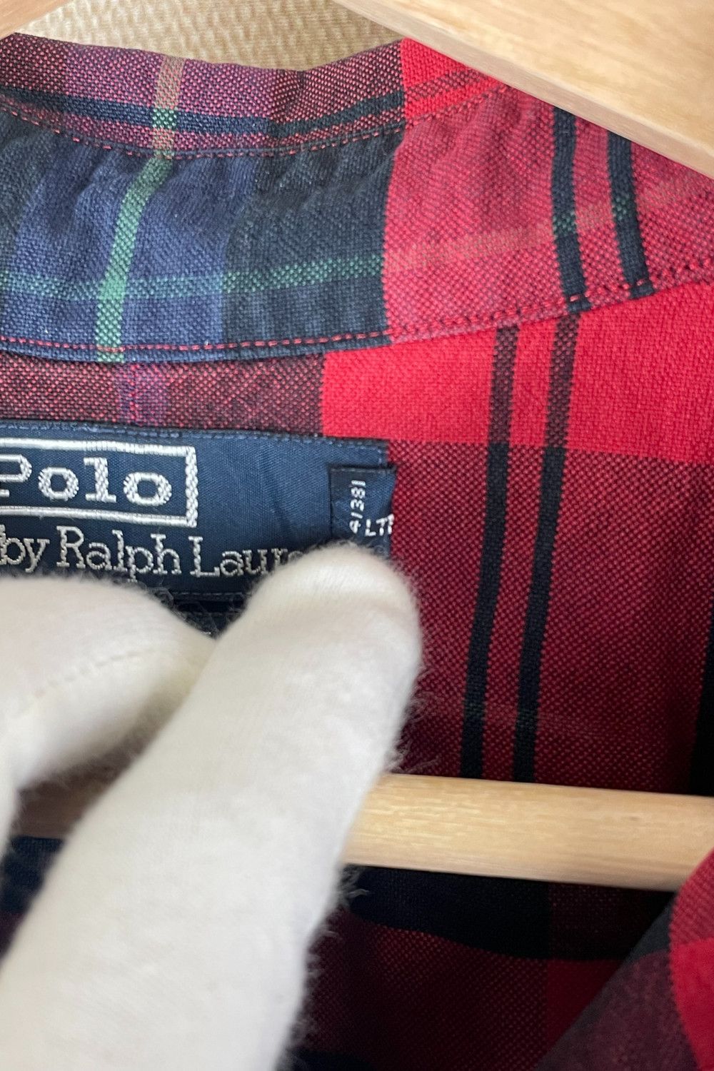 Polo Ralph Lauren × Vintage 1990s Polo Ralph Lauren “Blake” Big Tartan Shirt – XL/Tall Size US XL / EU 56 / 4 - 4 Thumbnail