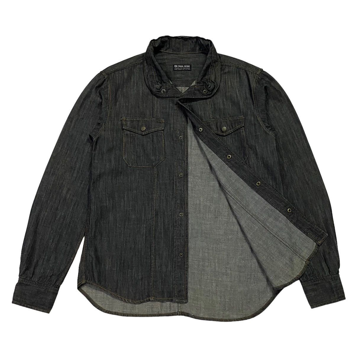 Final Home Final Home Denim Snap Button Ups Shirt Size US S / EU 44-46 / 1 - 23 Thumbnail