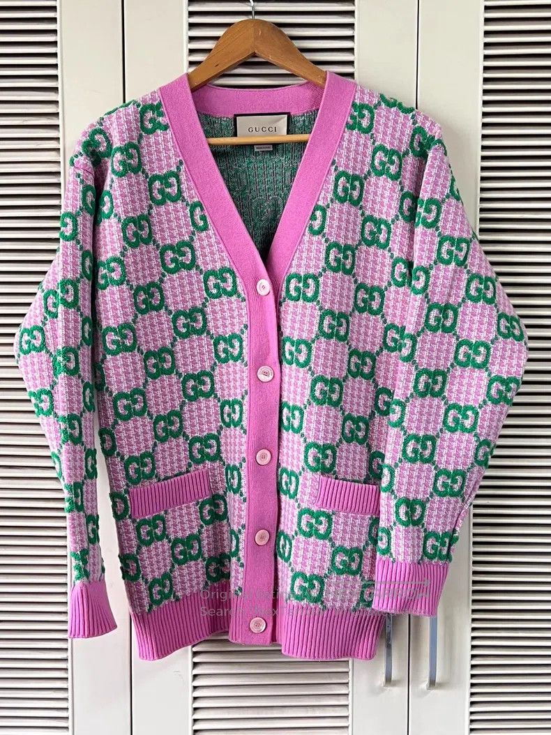 Gucci Gucci Knitted cardigan coat Size S / US 4 / IT 40 - 1 Thumbnail
