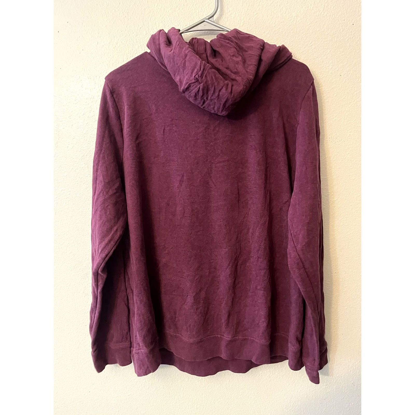 Nike Nike Hoodie Womens Size 1X Purple Burgundy Funnel Cowl Neck Long Sleeve Pocket Size XL / US 12-14 / IT 48-50 - 2 Thumbnail