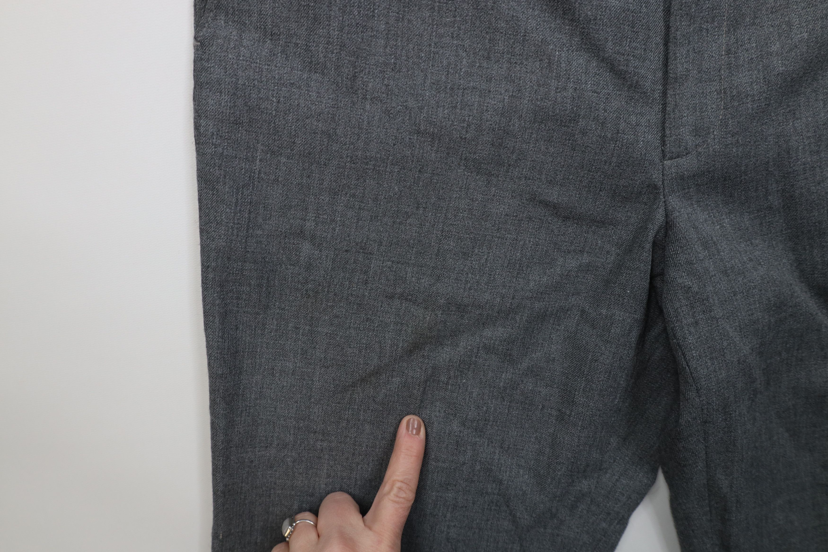 Vintage Vintage 70s Streetwear Knit Wide Leg Chino Pants Gray USA Size US 32 / EU 48 - 6 Thumbnail