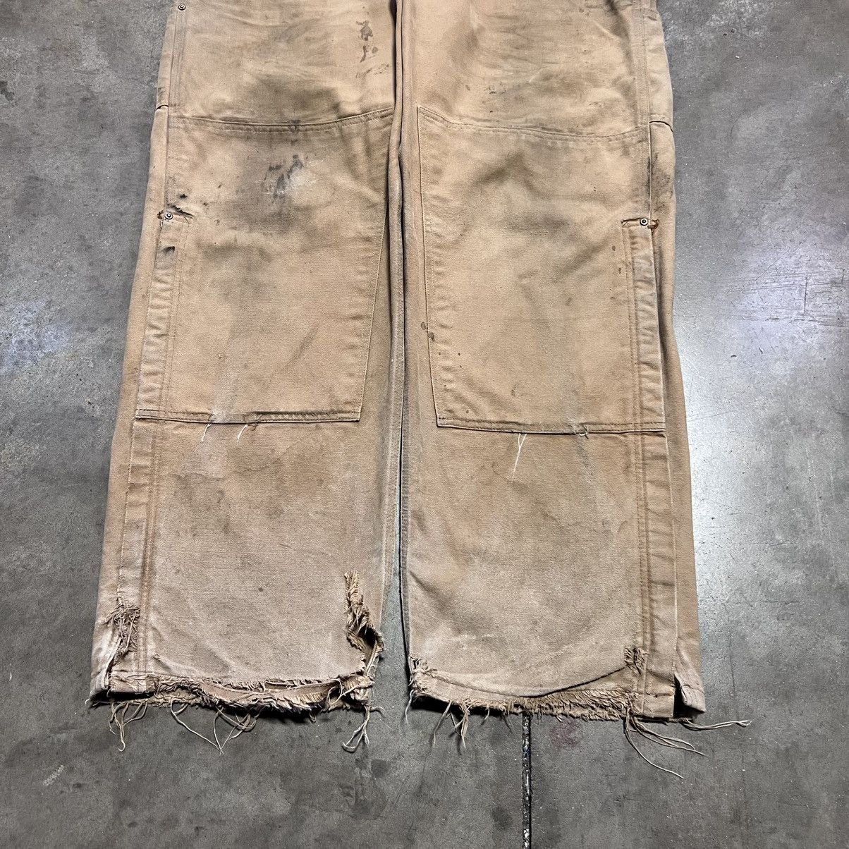Carhartt × Vintage Vintage 90s Carhartt Double Knee Carpenter Pant Bibs Overall Size US 42 / EU 58 - 3 Thumbnail