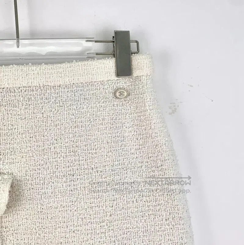 Chanel Chanel White Nylon Skirt Size XS . Size 22" - 3 Thumbnail