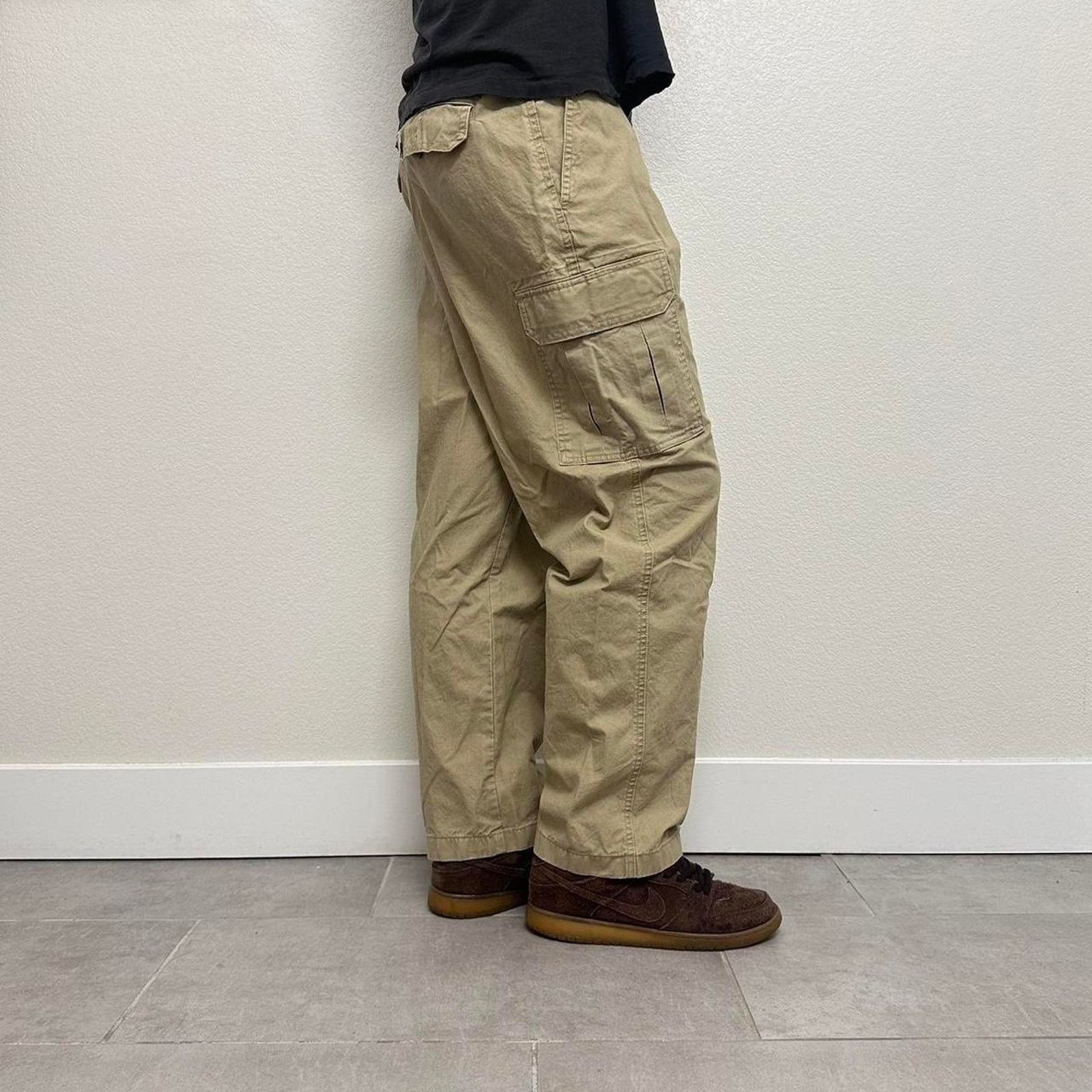 L.L. Bean Vintage llbean tan cargo pants Size US 34 / EU 50 - 3 Thumbnail