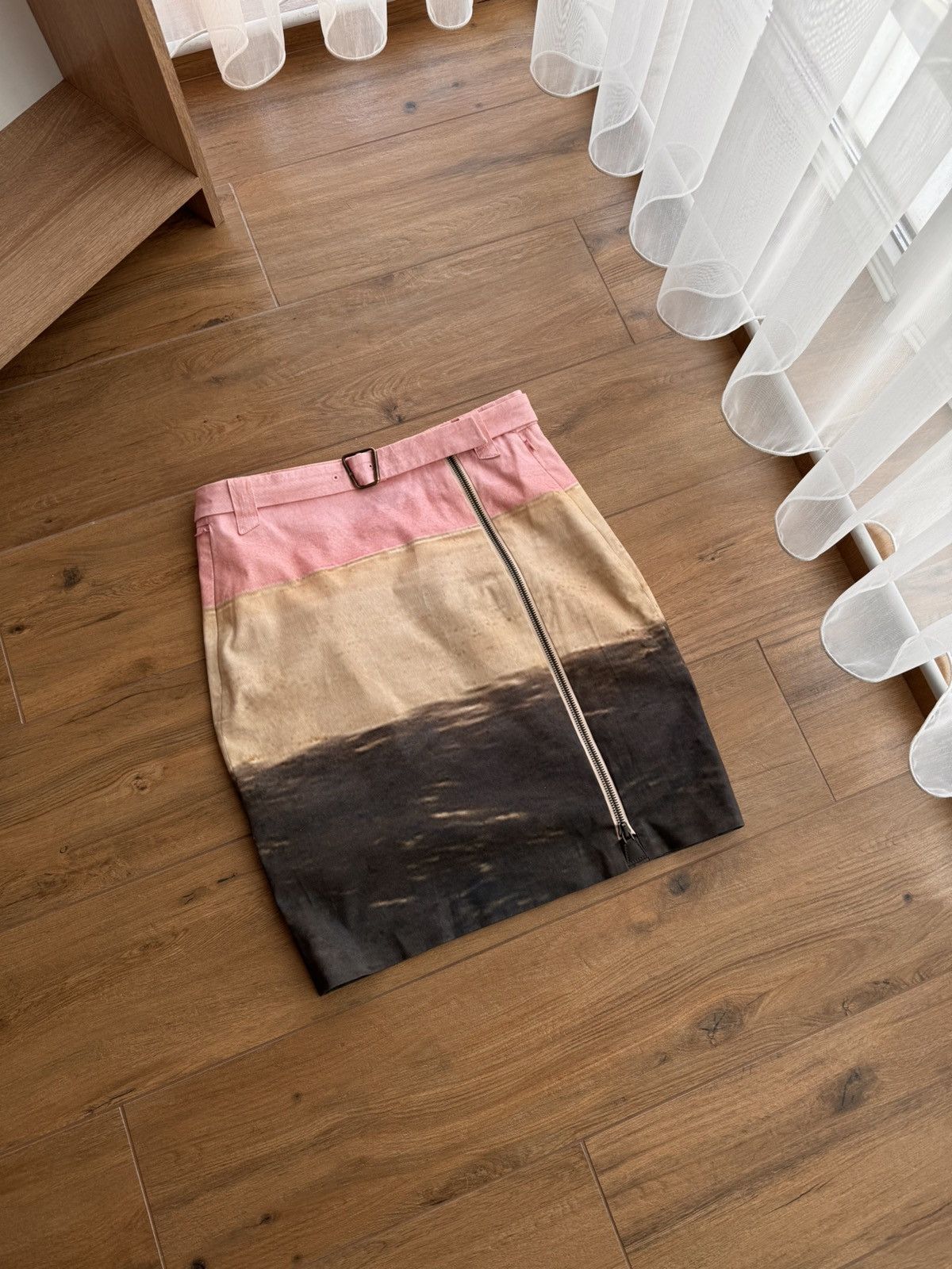 Akris × Vintage Akris Stable San Cristobal Straight Pink Zipper Skirt Size 27" / US 4 / IT 40 - 2 Thumbnail