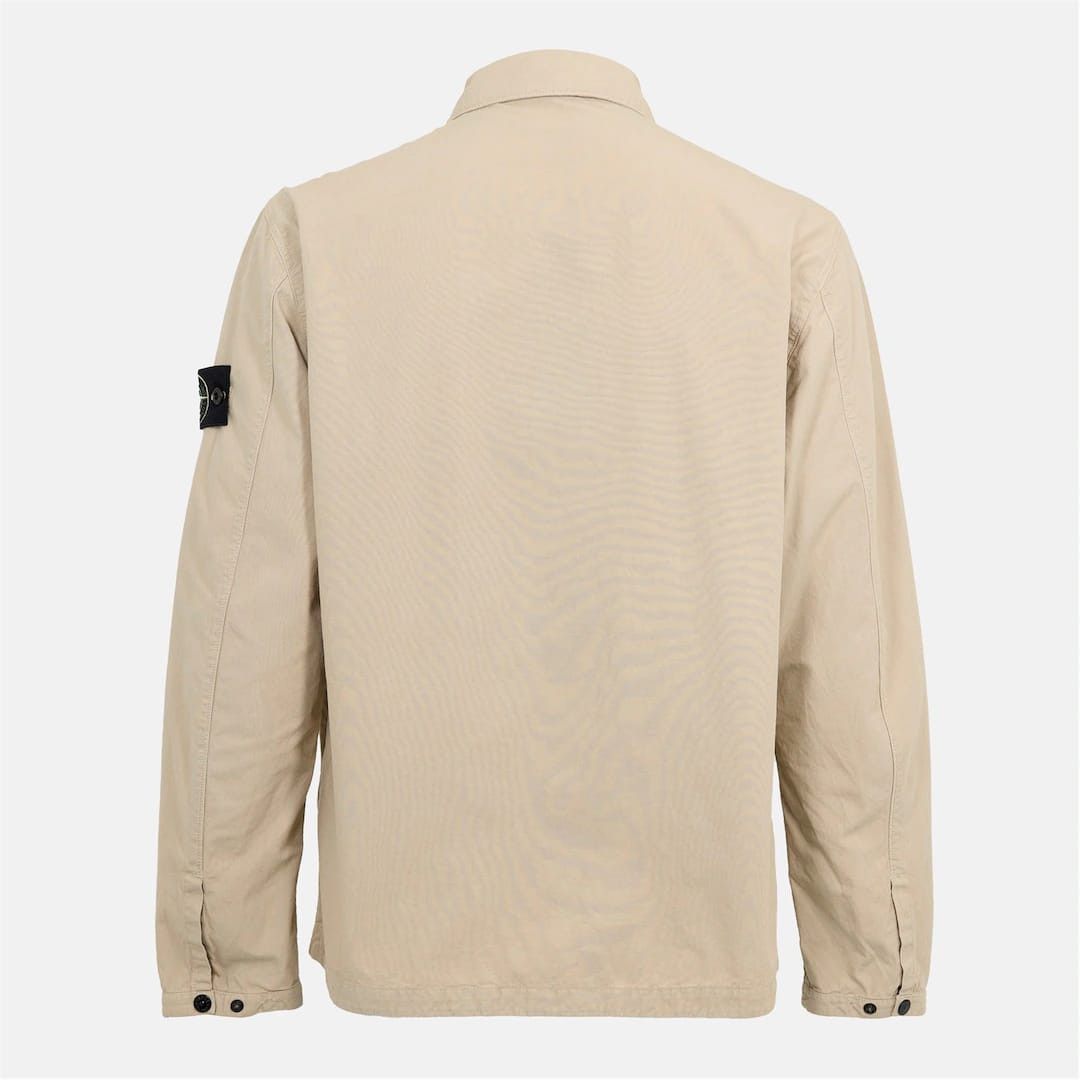 Stone Island o1g2r1mq0526 Functional Overshirt in Beige Size US M / EU 48-50 / 2 - 2 Thumbnail