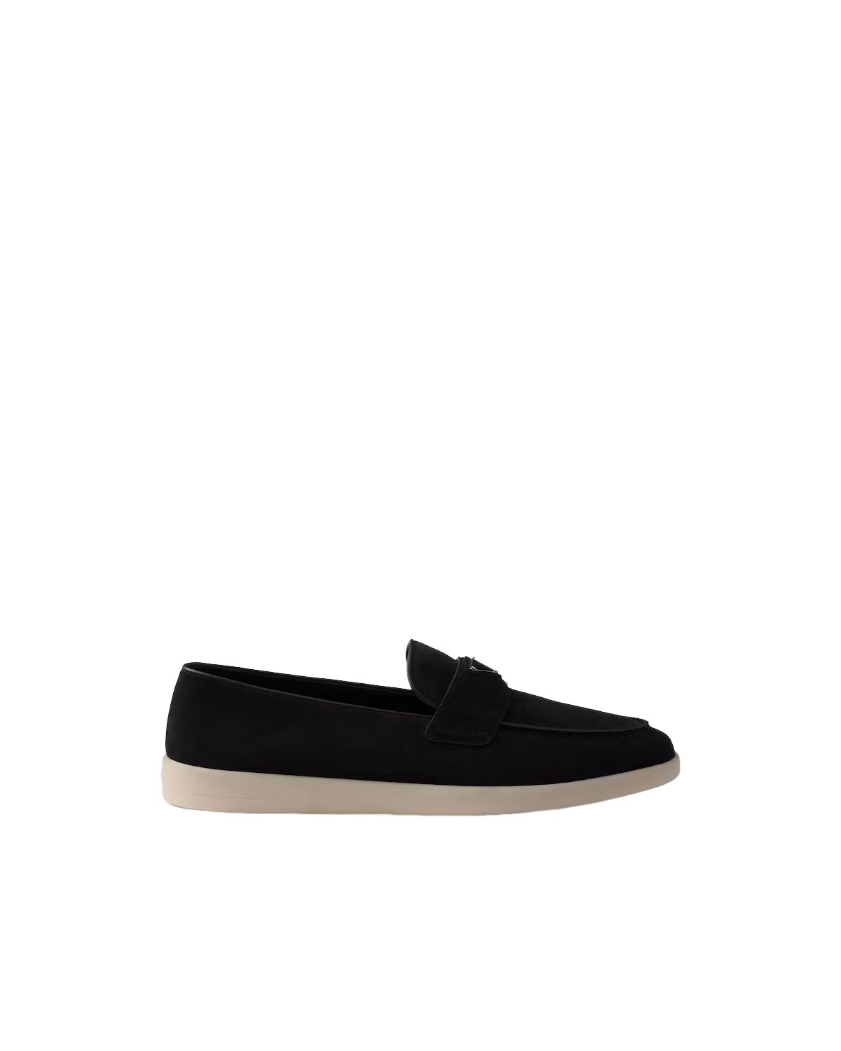 Prada PRADA $995 Black Suede Loafers New And Authentic Size US 5.5 / EU 38 - 2 Thumbnail