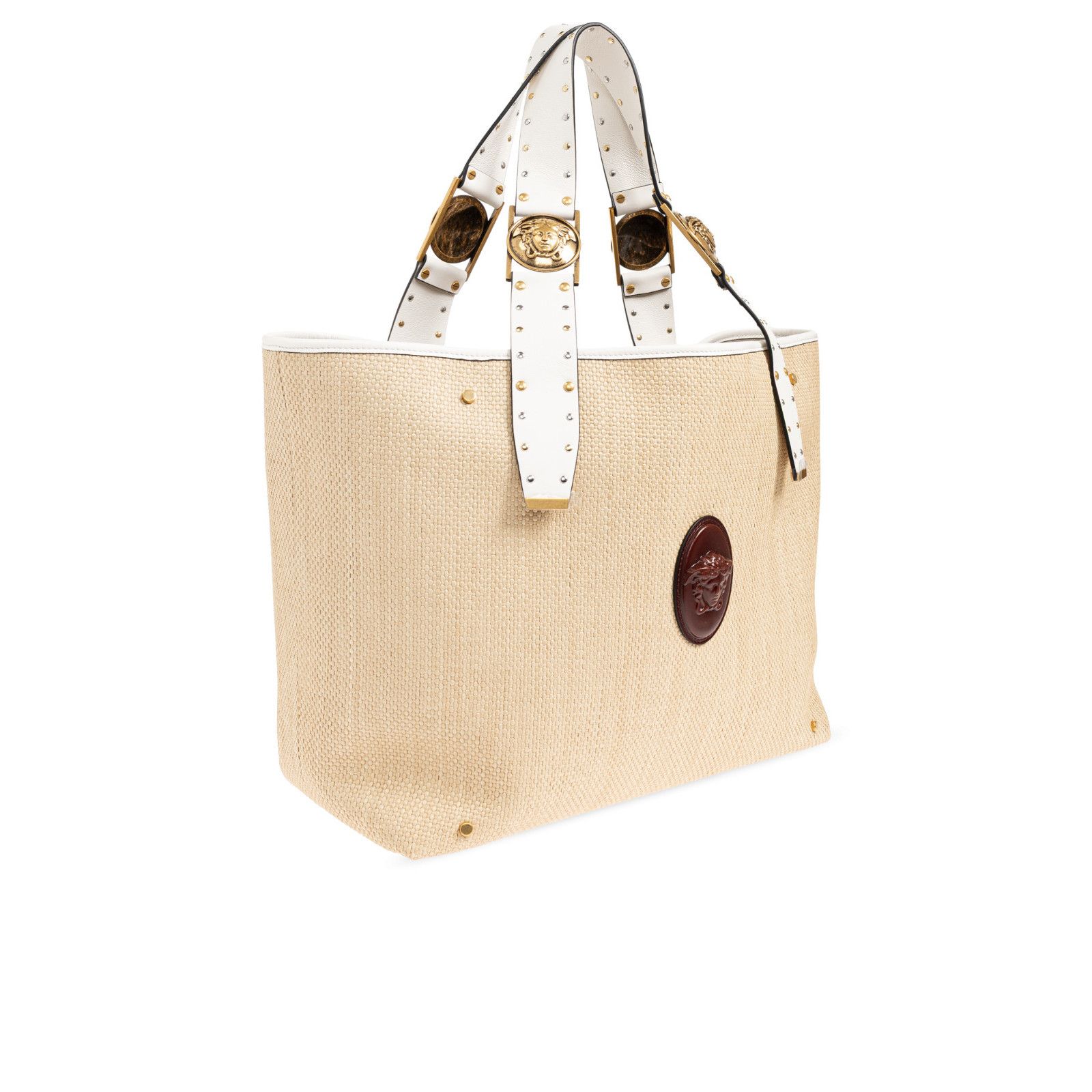 Versace VERSACE White Riviere Large Tote Bag New Size ONE SIZE - 3 Thumbnail