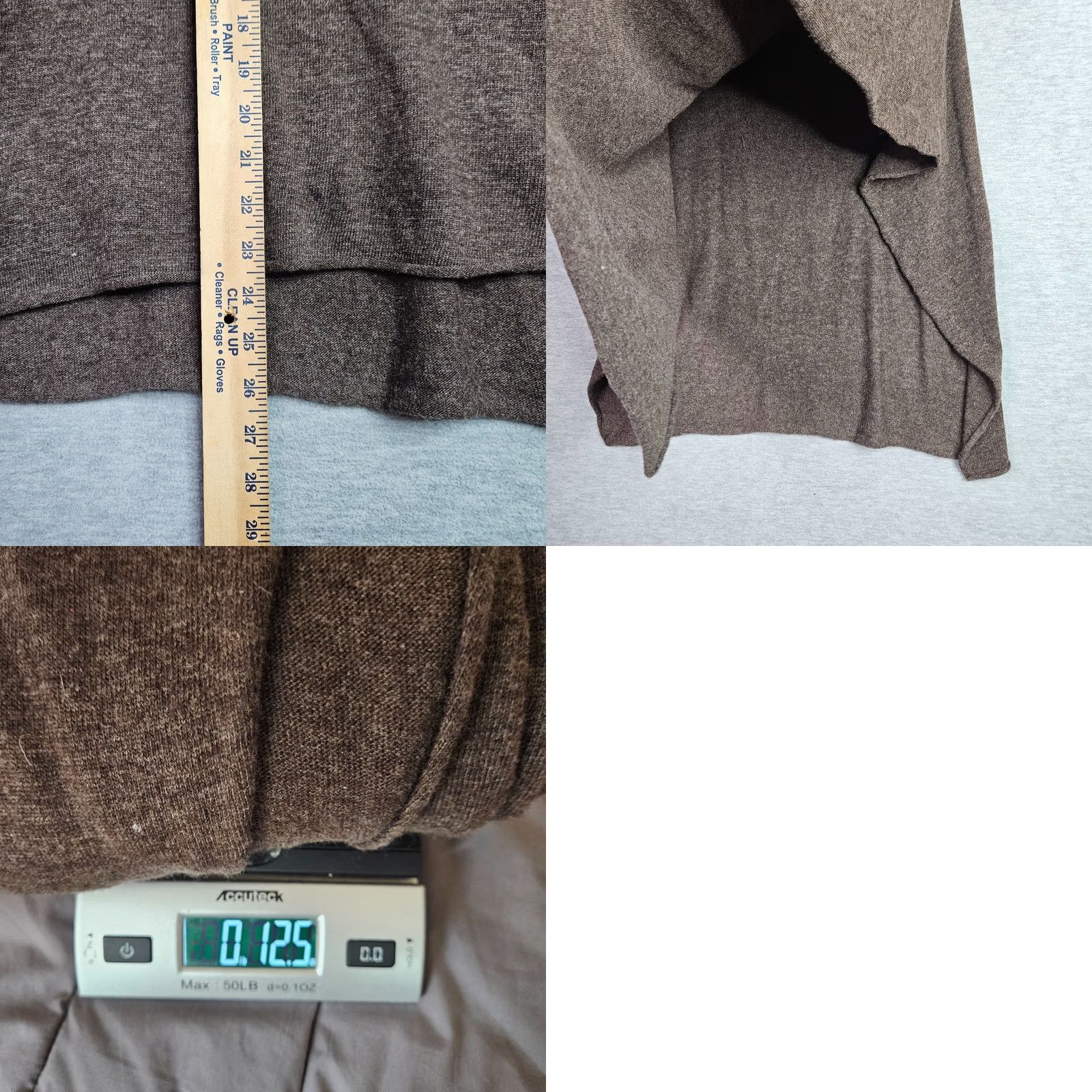 Vintage Lovestitch Cardigan Sweater Brown One Size Womens Cowl Neck Knit All Seasons Modern 90s Standalone Cardigan Theme: Modern? Size ONE SIZE - 8 Thumbnail