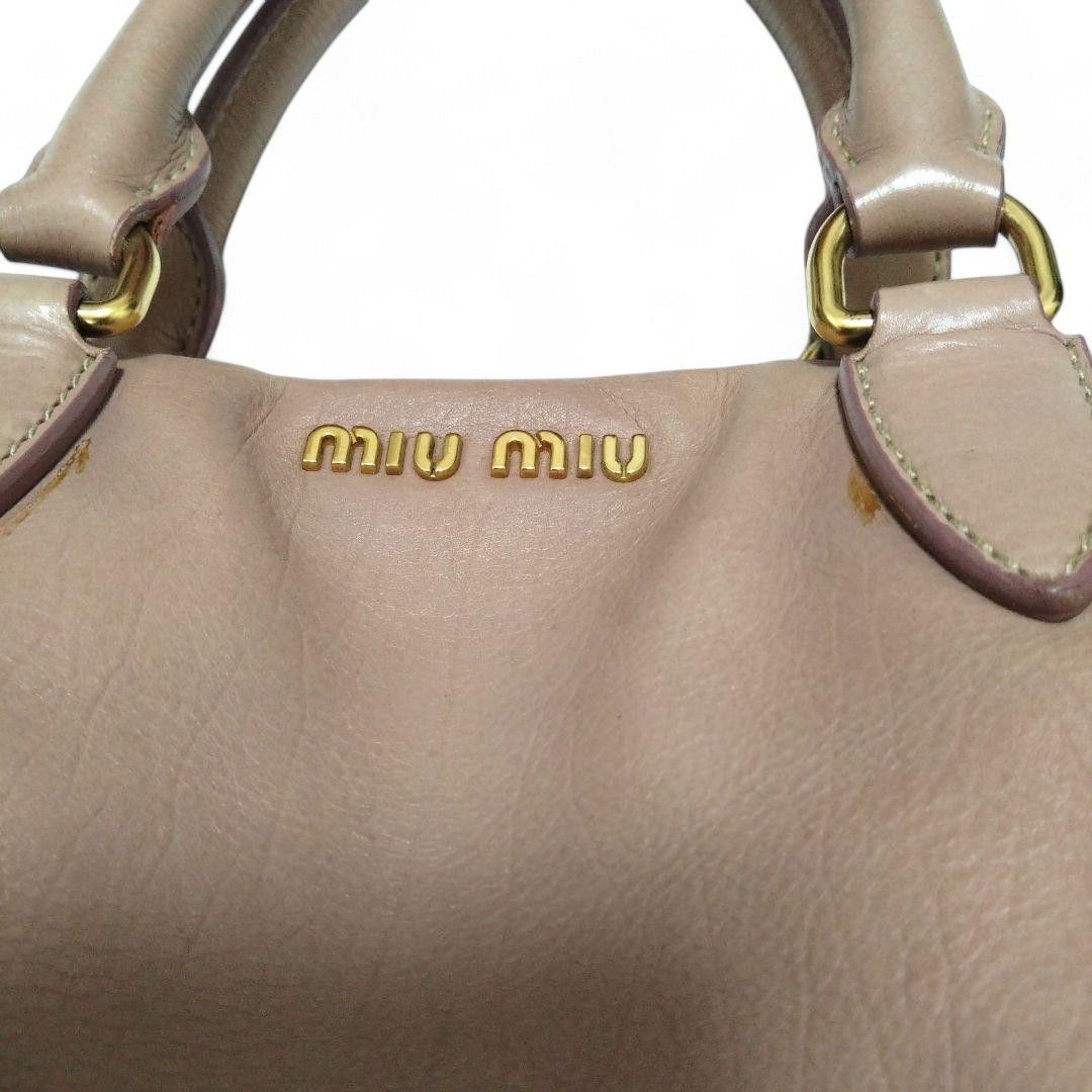 Miu Miu Miu Miu - Handbag Pink Gold Hardware Vintage Leather Y2K Size ONE SIZE - 2 Thumbnail