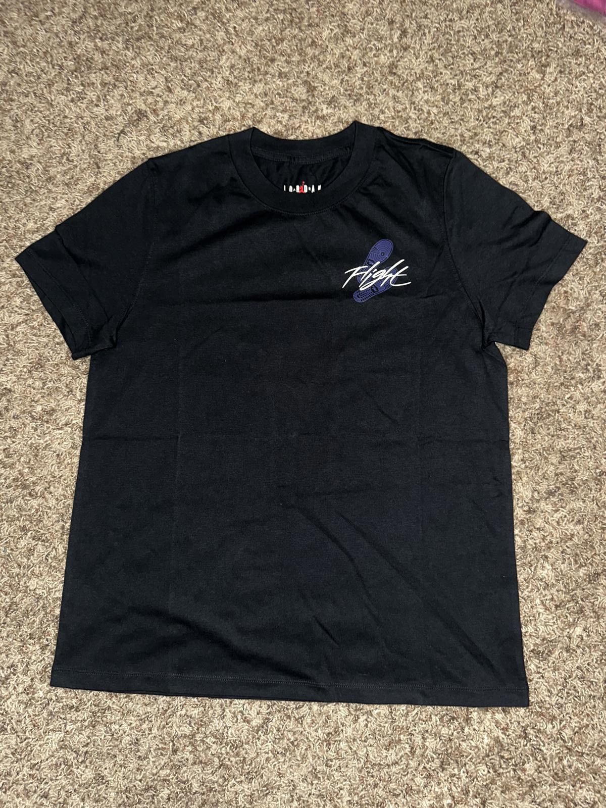 Jordan Brand Jordan Women’s Flight Sole Graphic Black Shirt Size L / US 10 / IT 46 - 1 Thumbnail