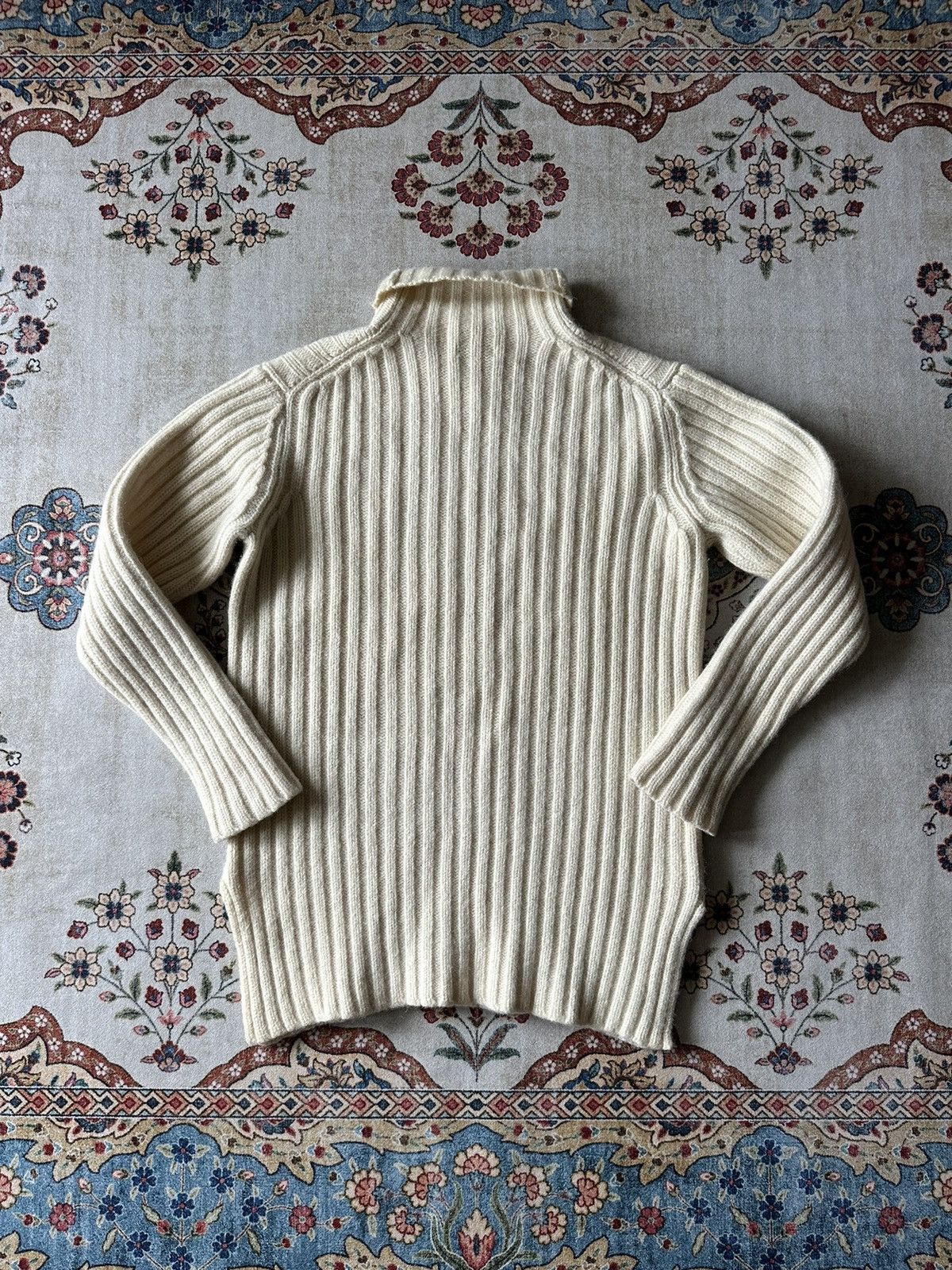 Yohji Yamamoto Archive Y’s for men / Yohji Yamamoto Cable Wool Turtleneck Size US S / EU 44-46 / 1 - 16 Thumbnail