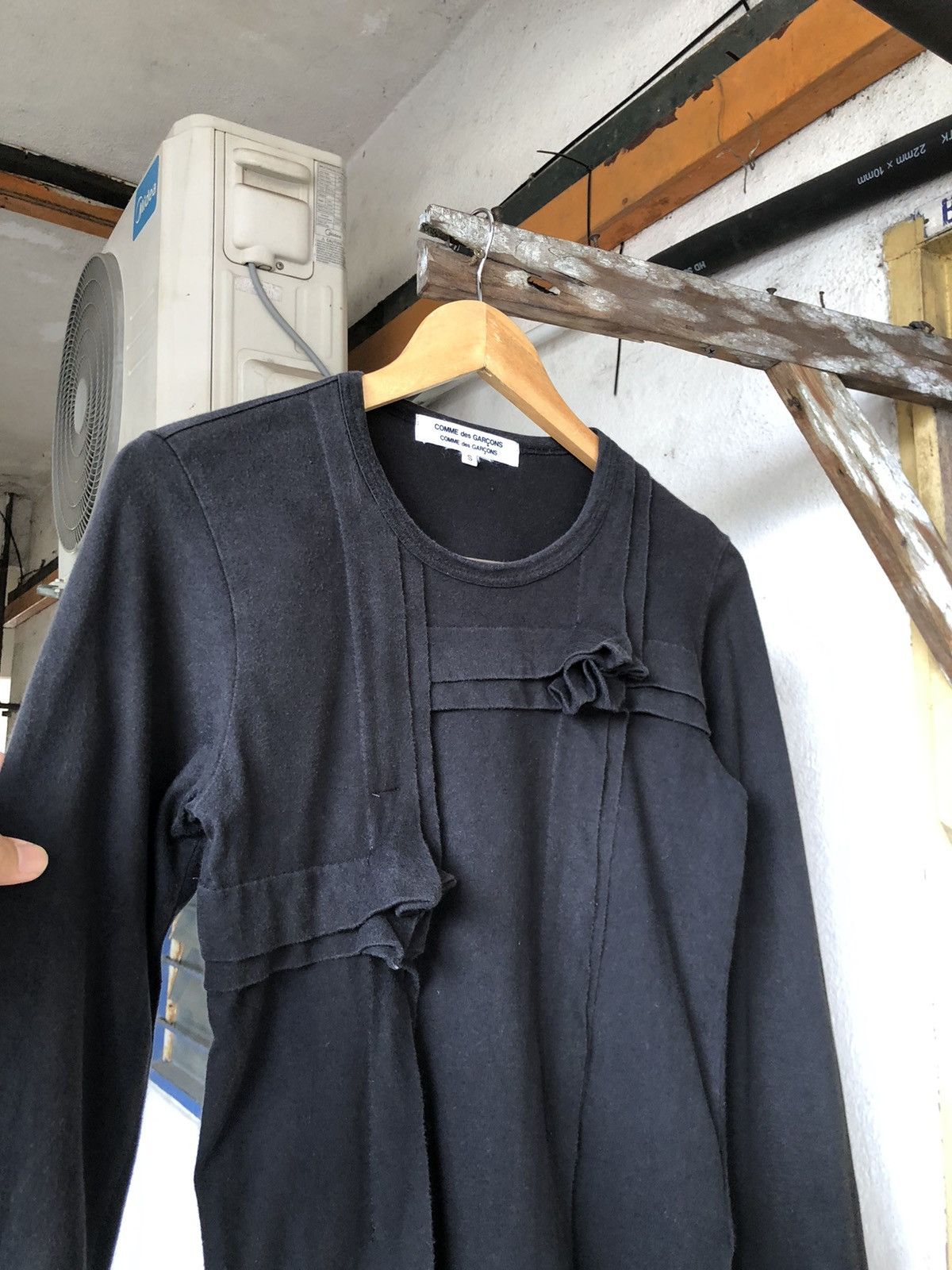 Comme des Garcons Comme des Garcons Faded Bondage Punk Long Sleeve Tshirt Size S / US 4 / IT 40 - 6 Thumbnail