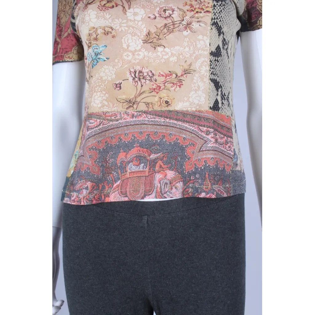 Roberto Cavalli Top Vintage Roberto Cavalli - Rare et Recherché Size M / US 6-8 / IT 42-44 - 4 Thumbnail