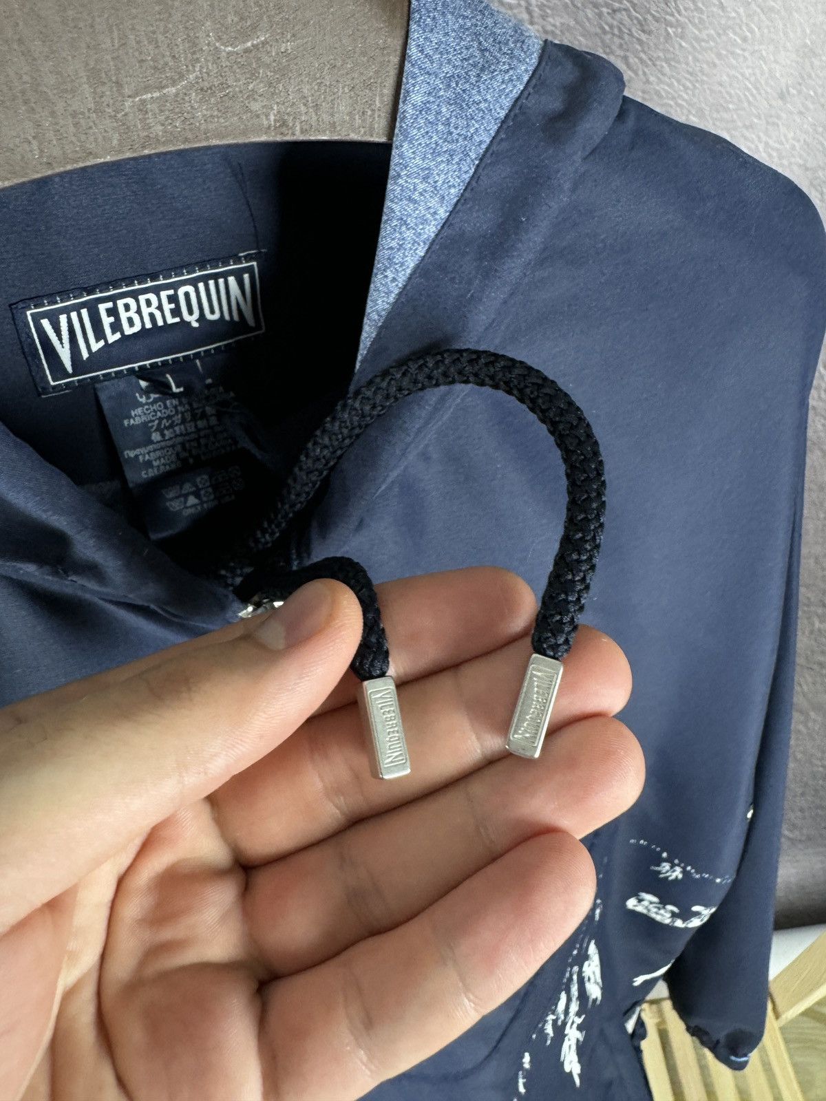 Vilebrequin VILEBREQUIN 'Jayak' Half Zip Hooded Jacket Size US L / EU 52-54 / 3 - 12 Thumbnail