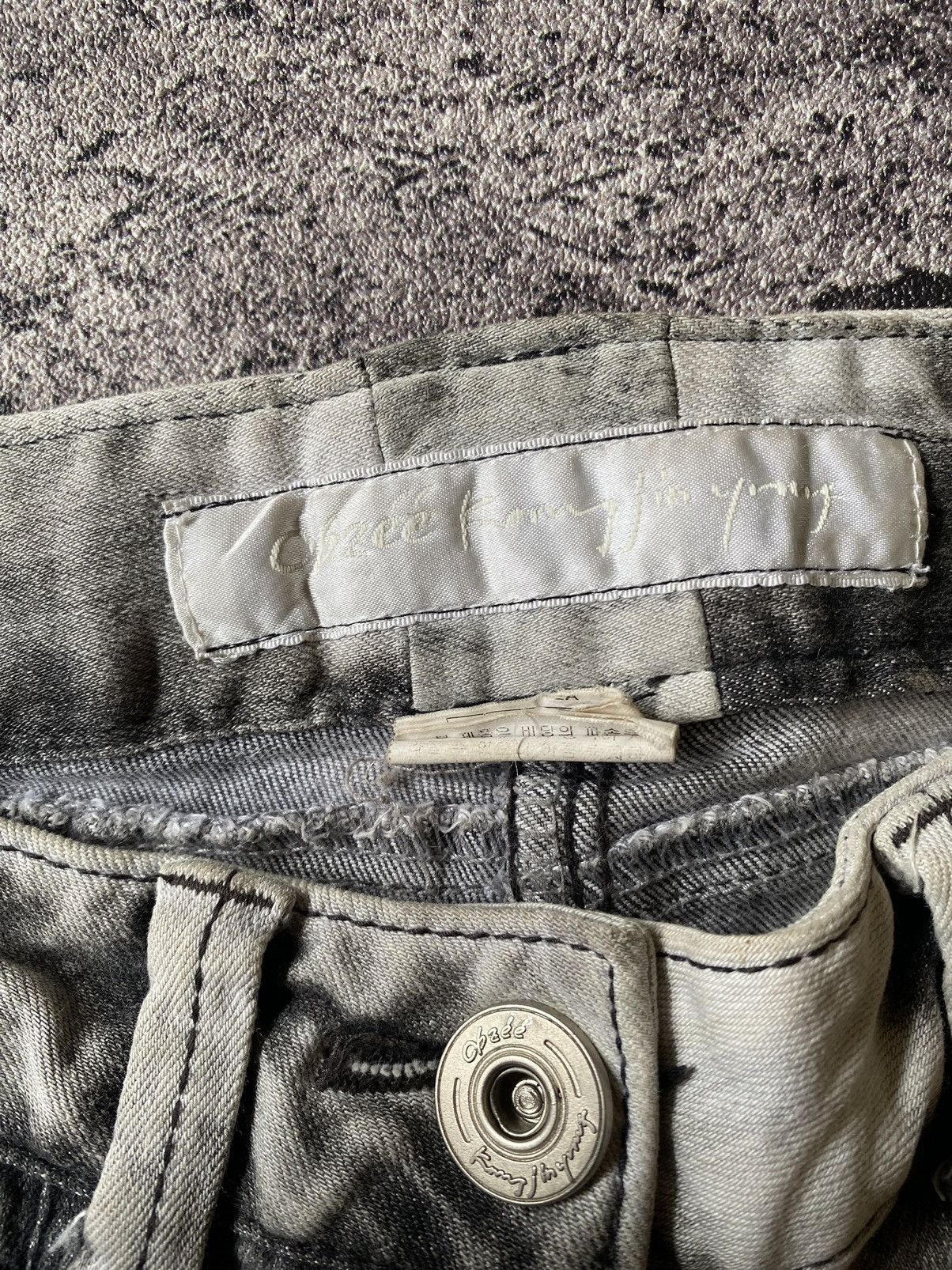 If Six Was Nine × Le Grande Bleu (L.G.B.) × Playboy Y2k Obzee style punk short Jeans Size US 28 / EU 44 - 5 Thumbnail