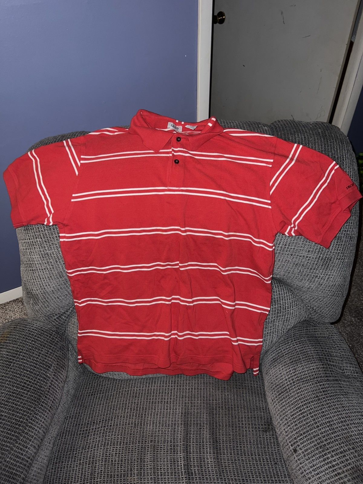 Izod Izod Striped Polo Size US XL / EU 56 / 4 - 1 Thumbnail