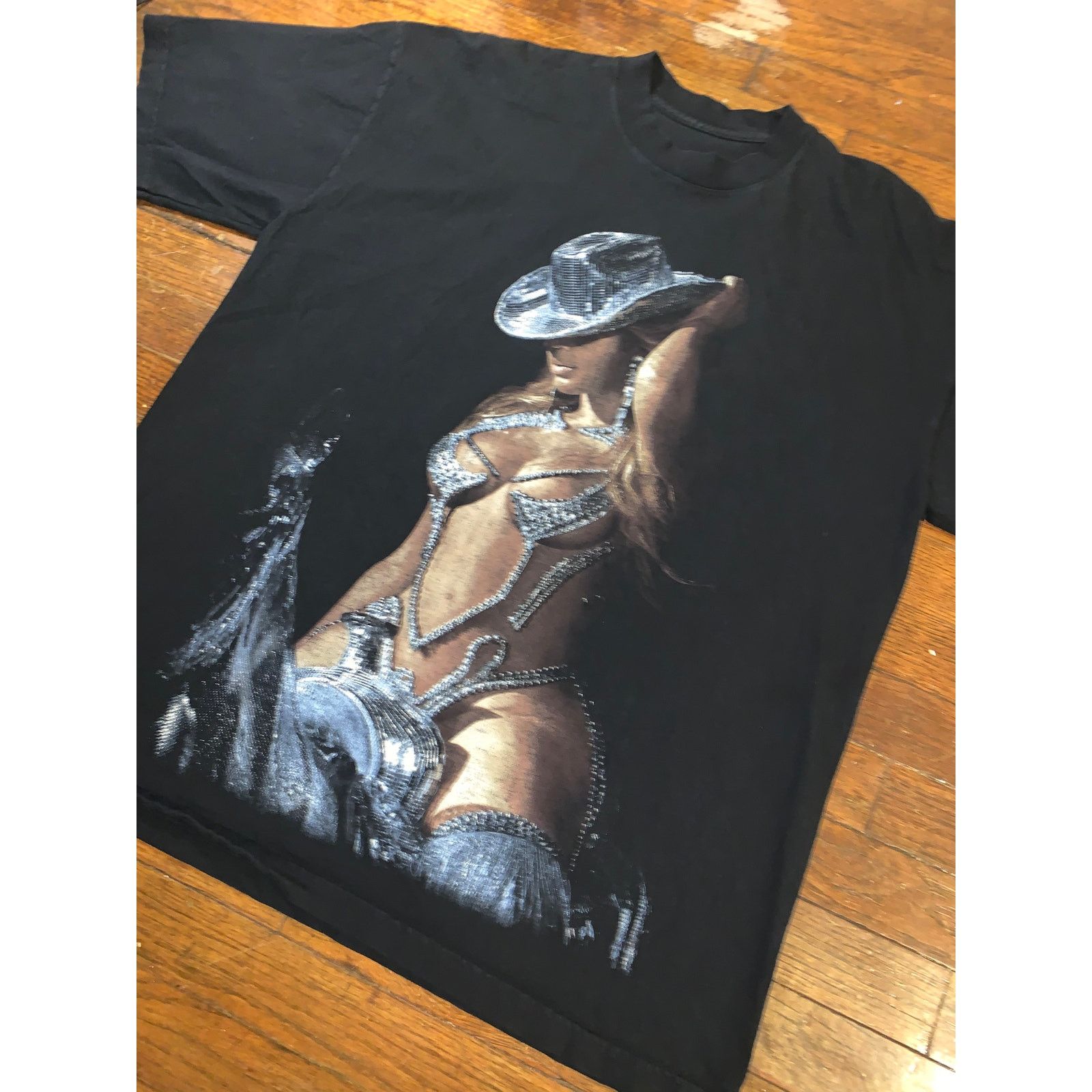 Beyonce Beyonce Renaissance Tour T Shirt 2023 Reneigh Horse Black XL Size US XL / EU 56 / 4 - 2 Thumbnail
